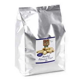 Oh! Nuts Blanched Almond Flour | All-Natural Wheat Substitute for Baking Delights Desserts Macarons, Marzipan | All-Purpose Kosher, Vegan, Paleo and Keto Friendly Diets, Gluten-Free (4.0 Pounds)