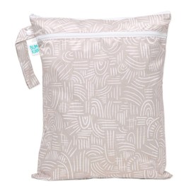 Bumkins - Bolsa impermeable para bebé, viajes, traje de natación, pañales de tela, piezas de bomba, piscina, playa, ropa de gimnasio, artículos de cambiador, gancho para carriola, guardería, bolsa de