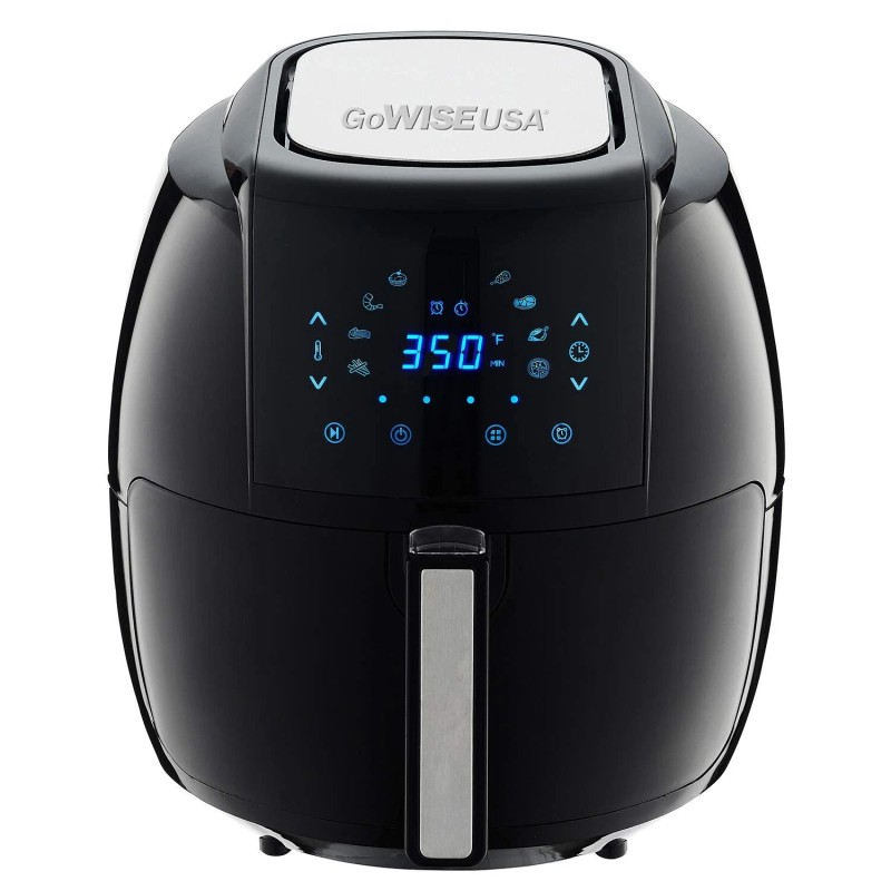 GoWISE USA 1700-Watt 5.8-QT 8-in-1 Digital Air Fryer with Recipe