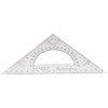 okhobby 2 Pack Triangle Ruler, Acrylic Scale Architectural Drawing Drafting