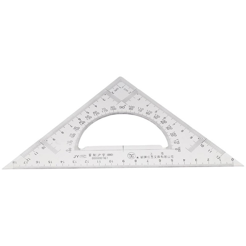 okhobby 2 Pack Triangle Ruler, Acrylic Scale Architectural Drawing Drafting