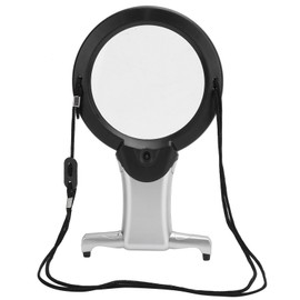 26X Dual LED Reading Magnifier Handheld Neck Wearing MultiFunction Table Working Magnifying Glass