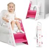 Beavtaens Potty Training Seat, Upgrade Foldable Step Stool, Climbable and