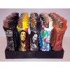25 x BOB MARLEY CURVE LIGHTER different design Refillable/wit