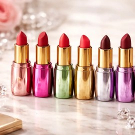 6pzs Labial En Barra Matte Varios Tonos Lip Stick                                                                                                     