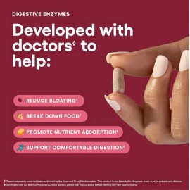 Physician's Choice Digestive Enzymes 60 Cap Sabor Sin Sabor