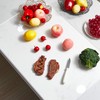 Wesiti Large Acrylic Cutting Board with Lip Non Slip 30