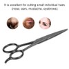Pequeñas tijeras para aseo, 4.8in Peluquería Barba Ceja Bigote Cizalla