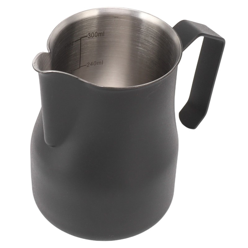 Milk Pitcher Cup 304 Stainless Steel Spout Mouth Scale Coffee