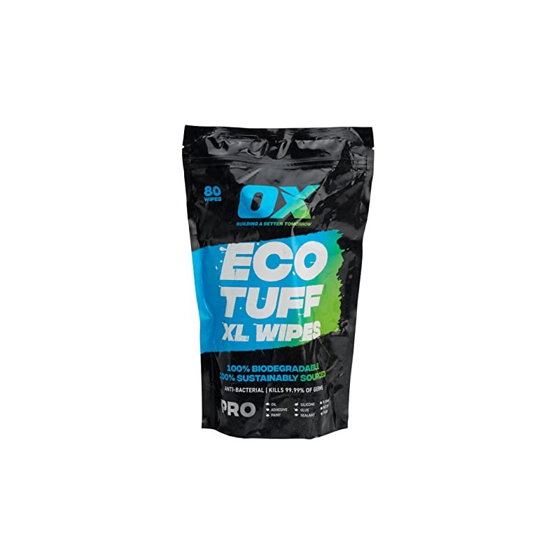 OX Biodegradable Eco Wipe - Tub of 80