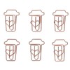 100pcs Paper Clips Innovative Cute Rose Coffee Cup Shape Reusable