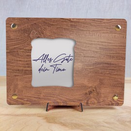 Lustige Geburtstagskarten für Männer und Frauen - XL Geldgeschenk aus Holz inkl. Ständer | Toast - Toast Party, Dankeskarte, Geschenk für Partner, Toast Geldkarte, Ein TOAST auf Deinen Geburtstag