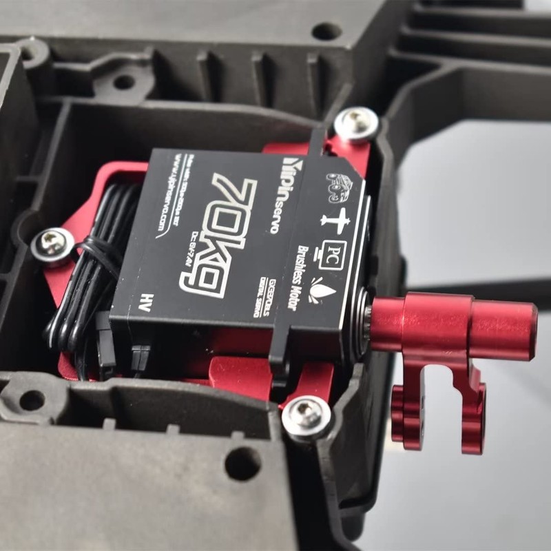 Aluminum Servo Mount Radiation Design Compatible with 2075 2075X Servo