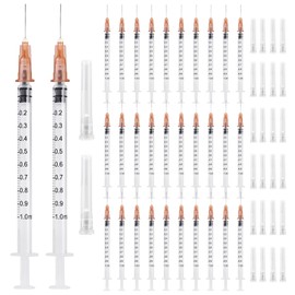 Pack of 30 Syringes 1 ml Syringes Plastic Tube Syringe Disposable Syringes Small Dosing Syringe Liquid Syringe Independent Seal Packaging Syringes