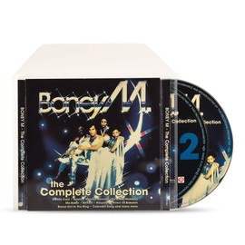 3L Double CD Case with Space for One Cover - Pack of 50 - Plastic CD Cases for Space Saving Storage - 10298