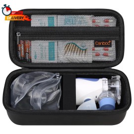 Canboc Hard Travel Case for Portable Nebulizer Machine for Adults and Kids, Hand