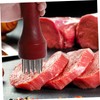 Zerodeko Stainless Steel Meat Tenderizer Tool with Handle Efficiently Tenderizes