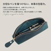 Any Select Shop Genuine Leather Pencil Case, Large Capacity, Holds