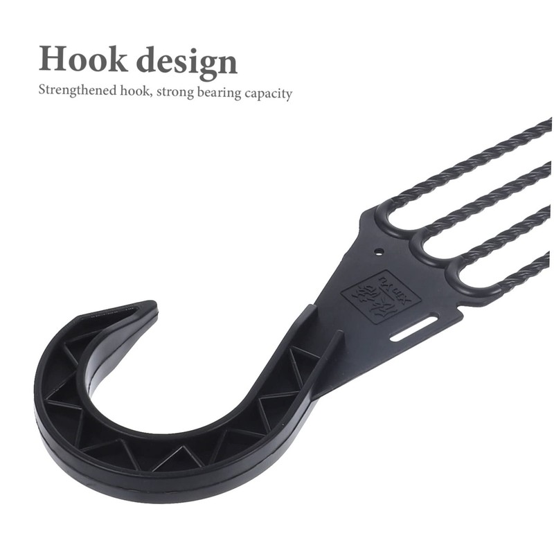 OFFSCH 5Pcs Plastic Hanging Basket Hooks Durable Planter Holders for