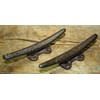 2 Cast Iron Antique Style Boat Cleats Coat Hooks -
