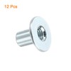 uxcell M8 T-Nuts, 12pcs Carbon Steel Tee Nut Round Base