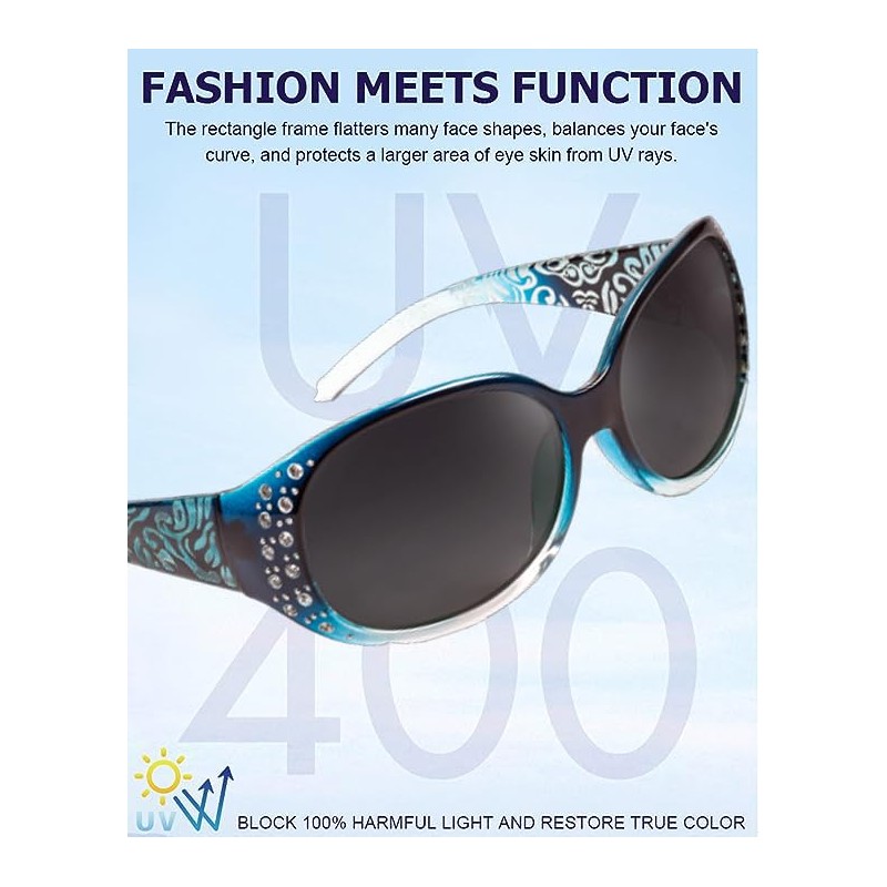SIPHEW Polarisierte Sonnenbrille Damen Übergroße klassische Brille mit 400 UV-Schutz