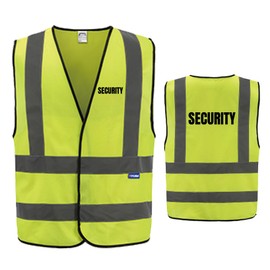 AYKRM High Visibility Reflective Safety Vest with Yellow Vis for Maximum Security, 3XL Size Waistcoat