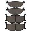 SOLLON Front and Rear Brake Pads for Yamaha Majesty 400