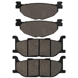 SOLLON Front and Rear Brake Pads for Yamaha Majesty 400 YP400 YP 400 2005 2006 2007 2008 2009 2010 2011 2012 2013
