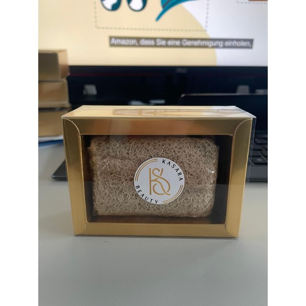 Loofah Soap 120 g with Donkey Milk & Honey -