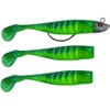 Rubber Fish with Offset Hooks Set of 3 11 cm