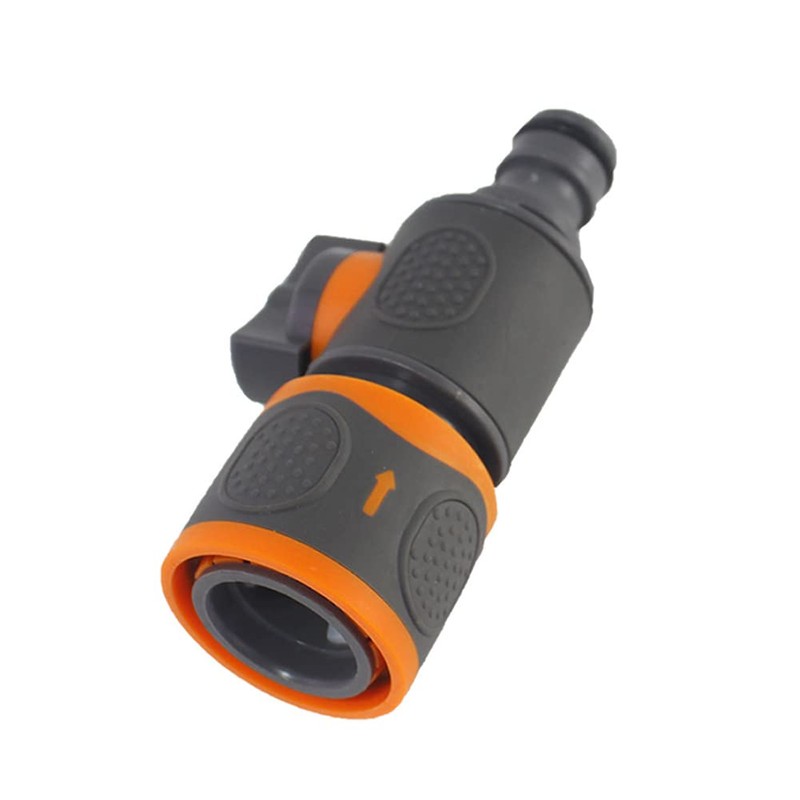 URPIZY 2PACK Quick Release in Line Shut Off Valve,Garden Hose