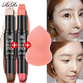 Lirr 1+1증정 리르 룩스 컨투어링 듀얼 스틱 3g+워터퍼프 1+1 Free Lir Lookx Contouring Dual Stick 3g + Water Puff