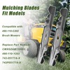 490-110-C202 21.23" Mower Blades Compatible with Cub Cadett 42" Decks