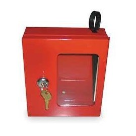 Emergency Lock Box, Wall Mount, 1 Key