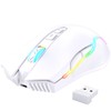 PHNIXGAM Rechargeable Wireless Gaming Mouse, Ergonomic RGB Computer Mouse with