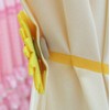 Ayygift 1 Pair Sunflower Curtain Magnetic Tiebacks Non-woven Fabric Countryside