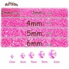 22000pcs Resin Rhinestones for Making, Pink AB Mixed 2 mm