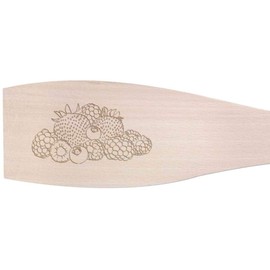 Large 'Mixed Summer Berries' Wooden Cooking Spatula (SA00025292)