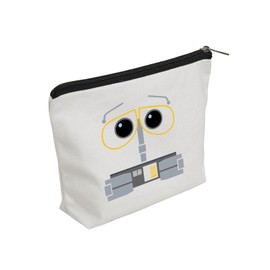 WZJHCL Wall-E Big Face Makeup Pouch Bag Wall-E Lover Gift Cartoon Robot Cosmetic Kit Bag WDW Vacation Storage Pouch Bag (E Face)