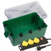 AGT Power Socket: Extra Large Cable Box with 3-Way Socket
