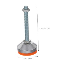 Operitacx 2 Stück Hochleistungsmaschinenmaschinenbecher Hochleistungsmöbel Füße Nivellierfüße für Werkbänke Heavy Duty Foot Leveler Bank Möbelbeinnivellierer Nivellierfüße für Möbel PVC
