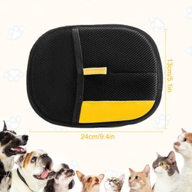 3 PCS Pet Hair Remover Electrostatic Gloves, Electrostatic Gloves Pet Hair, Reusable Pet Hair Removal Glove for Cats & Dogs, Premium Cat & Dog Hair Remover Mitt for Couch Furniture Carpet Car Seat