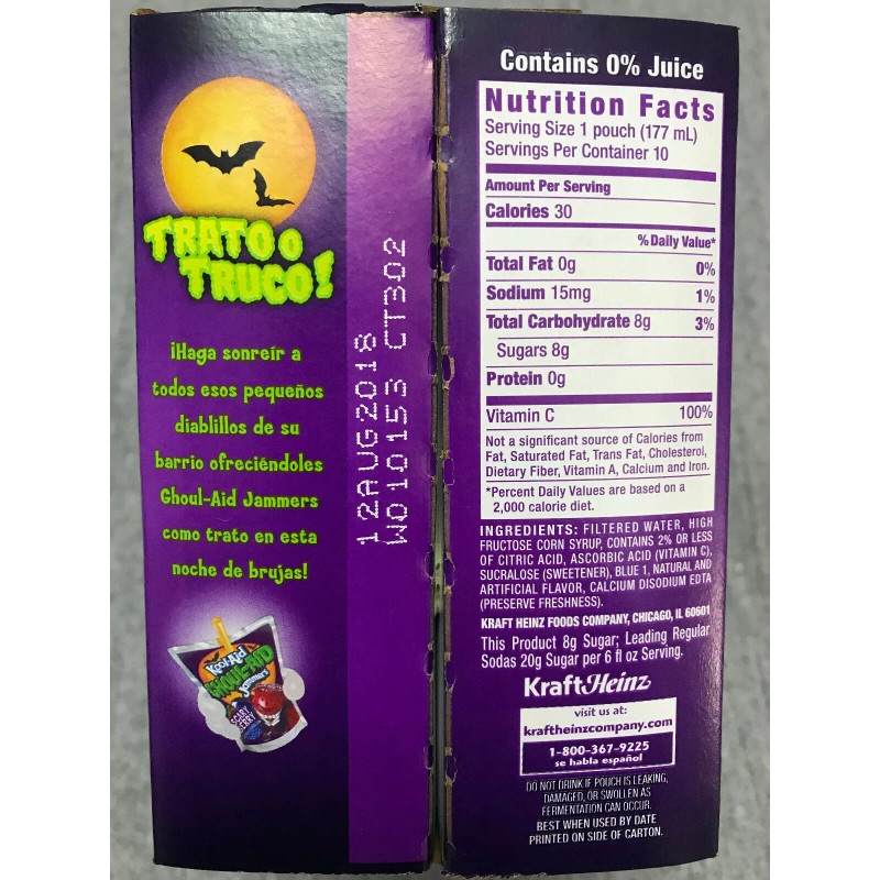 Kool-Aid Ghoul-Aid Jammers - Scary Berry