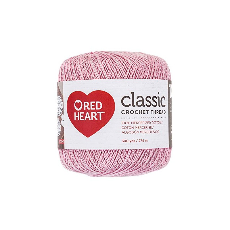 Coats Crochet Red Heart Classic Crochet, Thread Size 10, Orchid