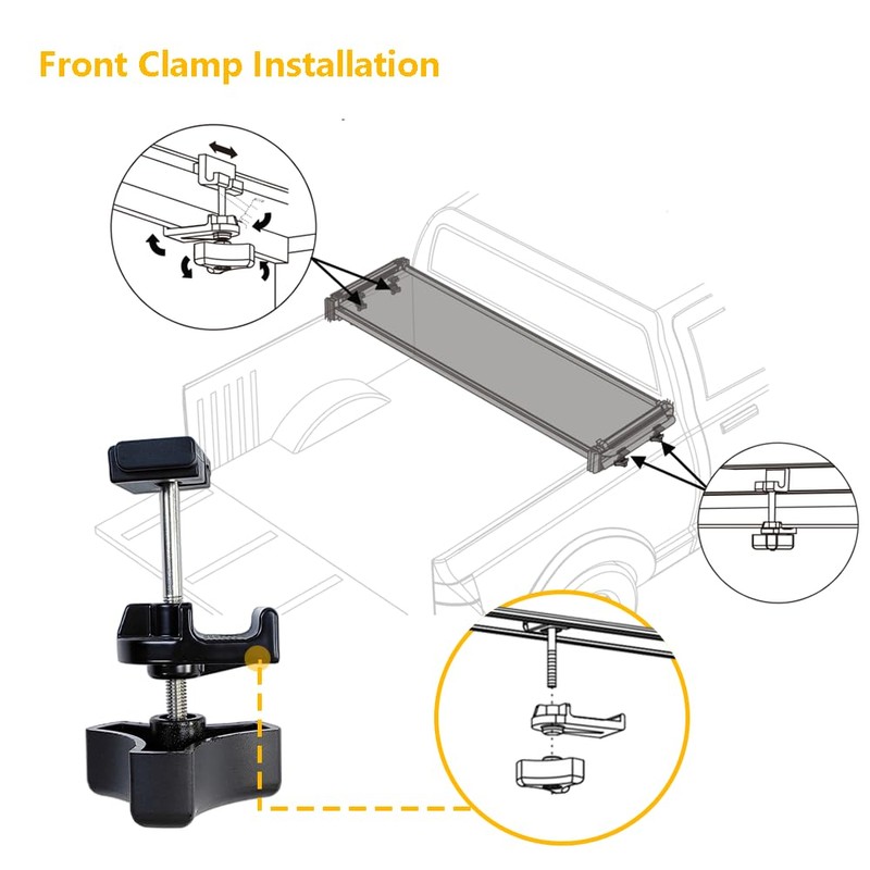 Truck Tonneau Cover Replacement Installation Accessory | Fit for Tri-fold