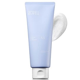 ACWELL pH Balancing Soothing Exfoliating Cleansing Foam 5.1 fl.oz. - AHA BHA PHA Exfoliating and Calming Facial Cleanser for Sensitive Skin, pH 5.5, Calms Acne and Blemishes, Moisturizing Bubble Foam