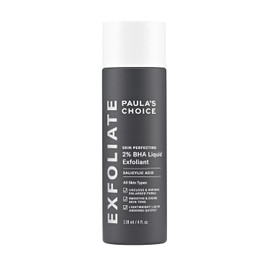 Paulas Choice Skin Perfecting - Lquido saliclico exfoliante 2 BHA, exfoliante facial para puntos negros, poros grandes, arrugas y lneas finas         
