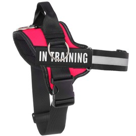 Essential Dog Harness, No Pull Pet Harness with 3 Side Rings for Leash Placement, No Choke, Reflective, Adjustable Pet Vest, Easy On-Off & Improved Control Handle, Training, Walking, Running