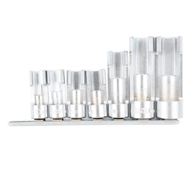 7 Pcs Oxygen Sensor Removal Socket Tool Chromium Alloy Oil Injector O2 Sensor Wrench Removal Tool Set for Vehicle